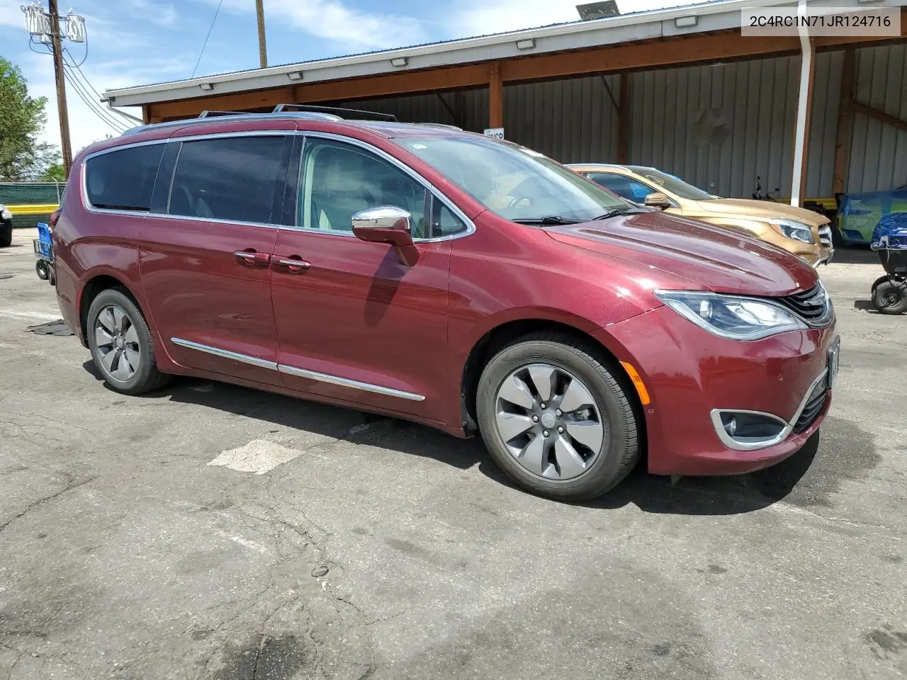 2018 Chrysler Pacifica Hybrid Limited VIN: 2C4RC1N71JR124716 Lot: 56505005