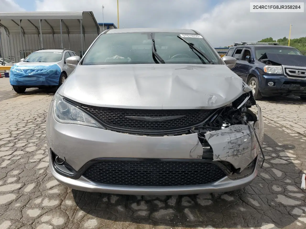 2018 Chrysler Pacifica Touring Plus VIN: 2C4RC1FG8JR358284 Lot: 57070255