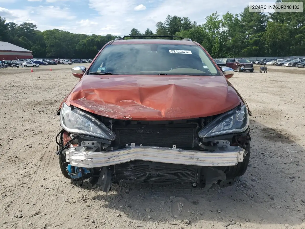 2018 Chrysler Pacifica Hybrid Limited VIN: 2C4RC1N76JR248433 Lot: 62400525