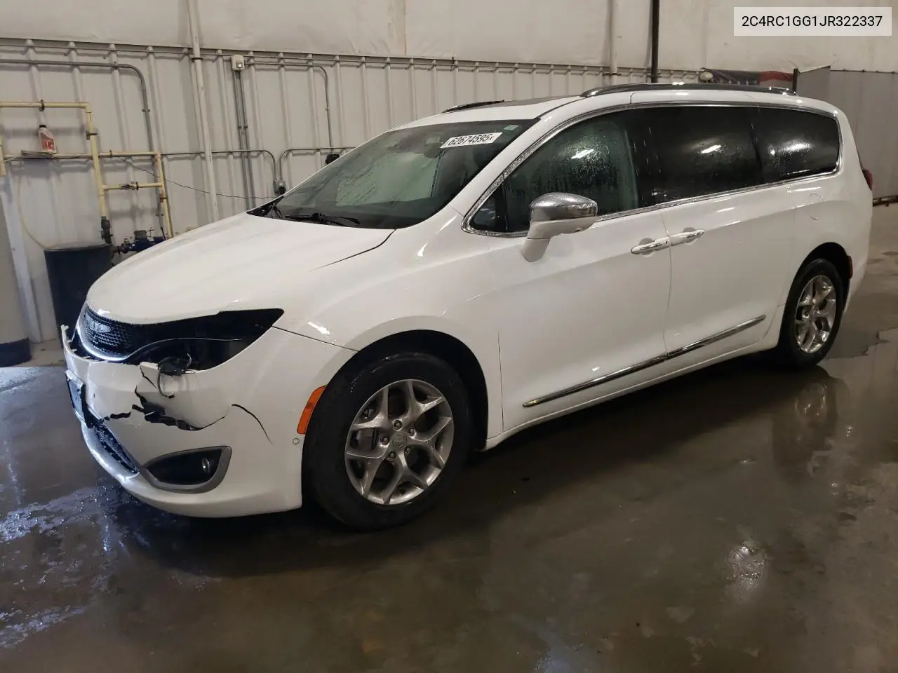 2018 Chrysler Pacifica Limited VIN: 2C4RC1GG1JR322337 Lot: 62674595