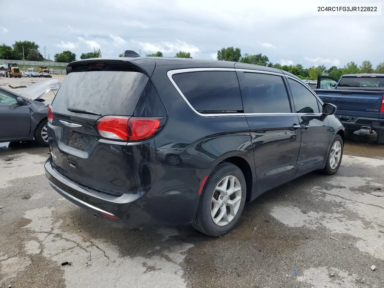 2018 Chrysler Pacifica Touring Plus VIN: 2C4RC1FG3JR122822 Lot: 65429065
