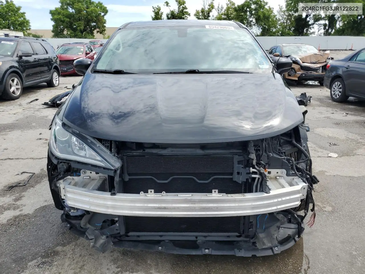 2018 Chrysler Pacifica Touring Plus VIN: 2C4RC1FG3JR122822 Lot: 65429065
