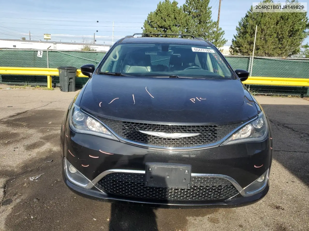 2018 Chrysler Pacifica Touring L VIN: 2C4RC1BG1JR149829 Lot: 65477185