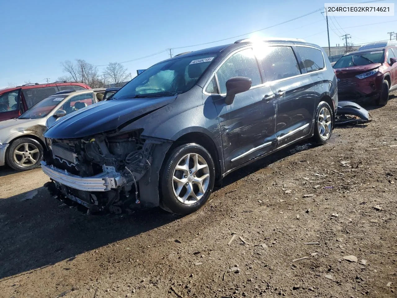 2019 Chrysler Pacifica Touring L Plus VIN: 2C4RC1EG2KR714621 Lot: 42348715