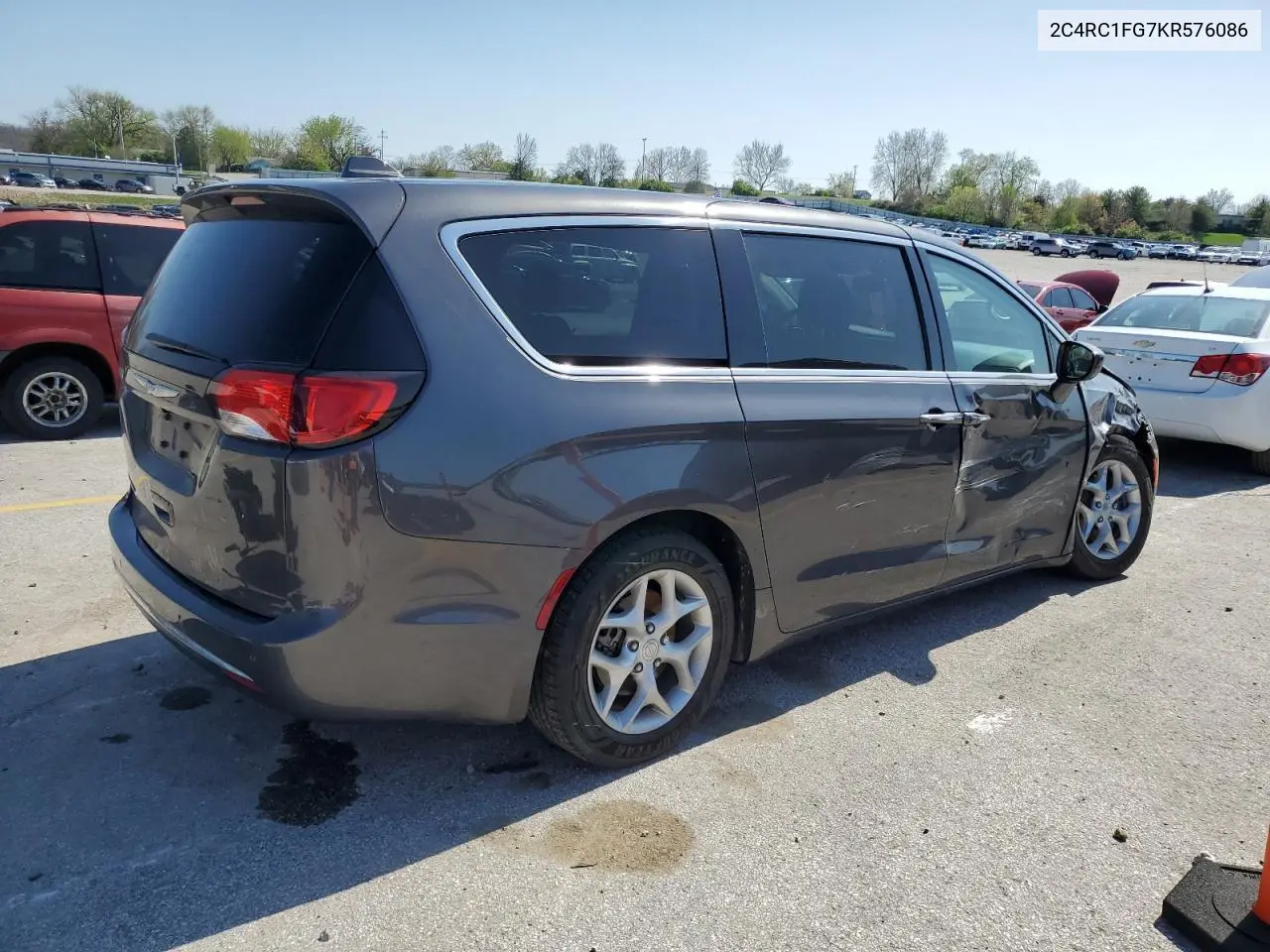 2019 Chrysler Pacifica Touring Plus VIN: 2C4RC1FG7KR576086 Lot: 52412305