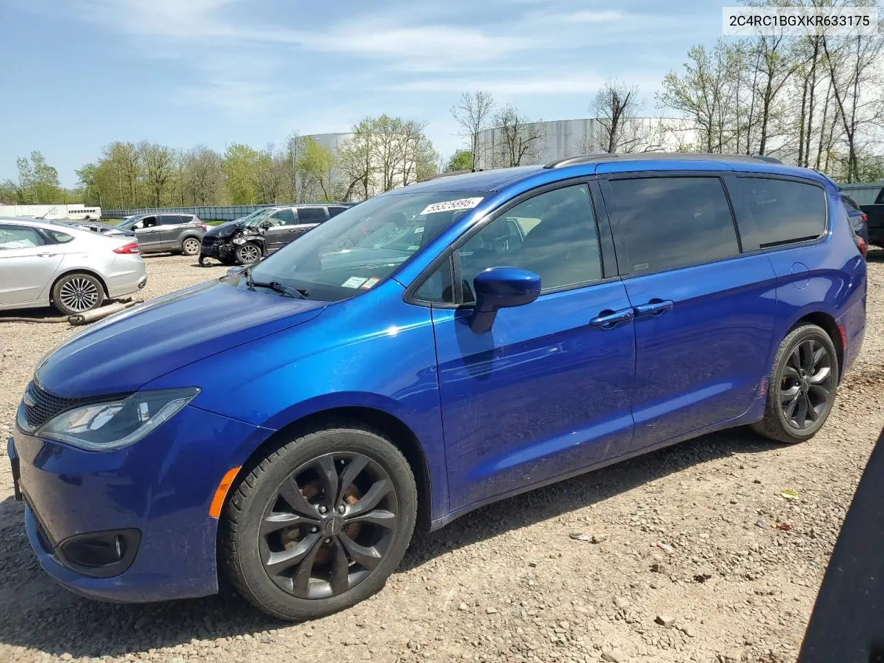2019 Chrysler Pacifica Touring L VIN: 2C4RC1BGXKR633175 Lot: 55325895