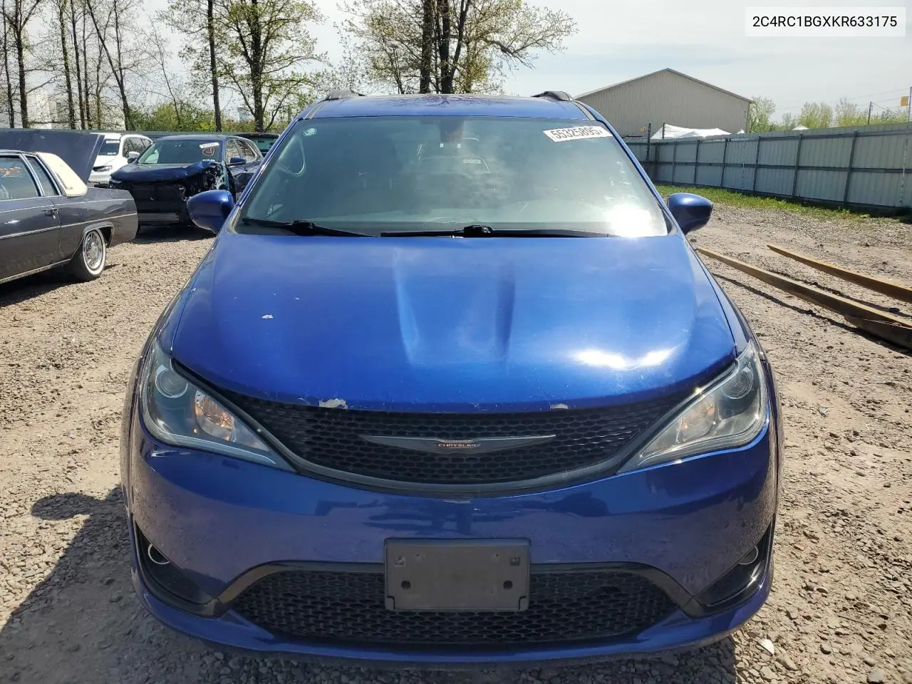 2019 Chrysler Pacifica Touring L VIN: 2C4RC1BGXKR633175 Lot: 55325895
