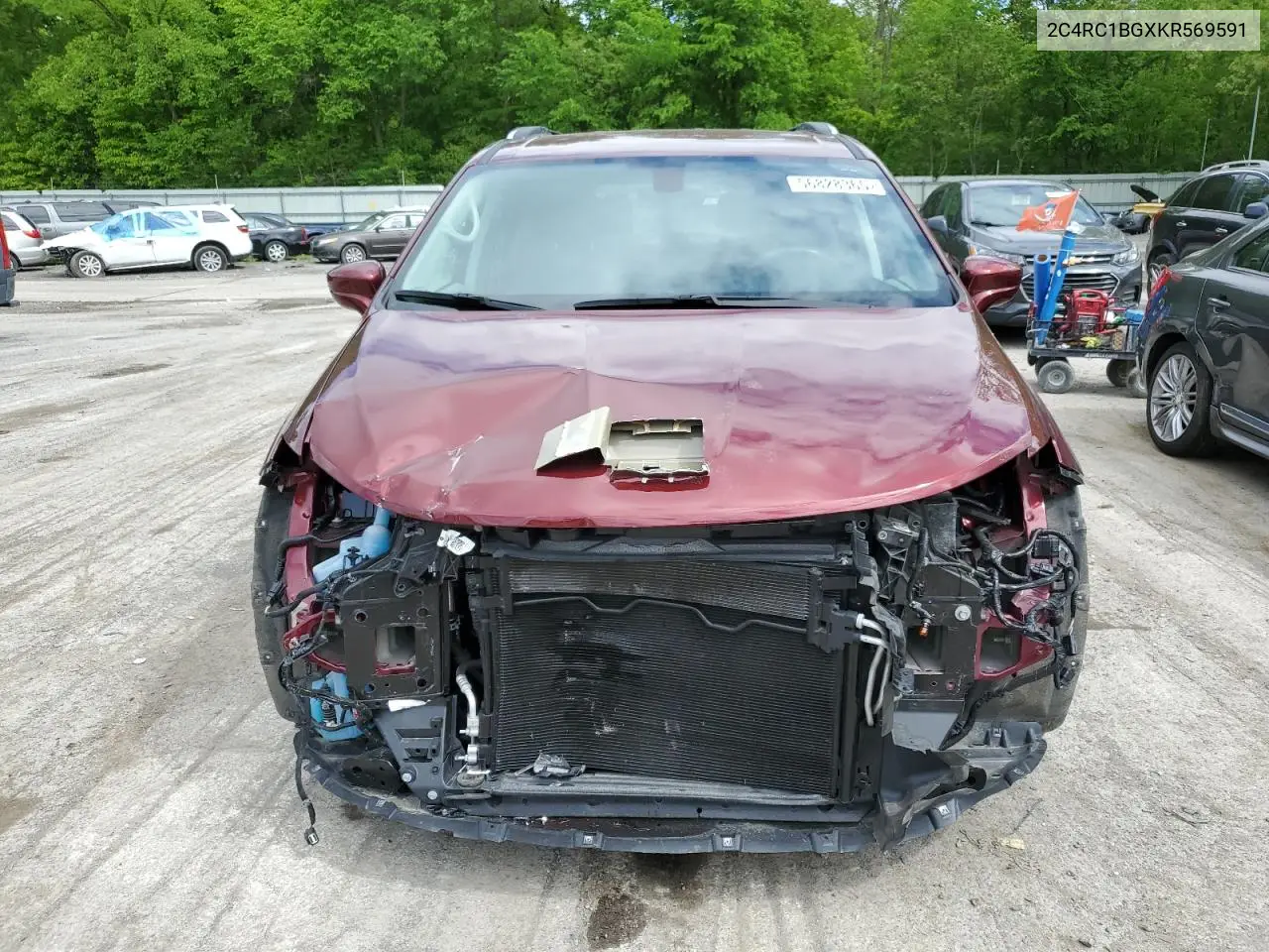 2019 Chrysler Pacifica Touring L VIN: 2C4RC1BGXKR569591 Lot: 56828365