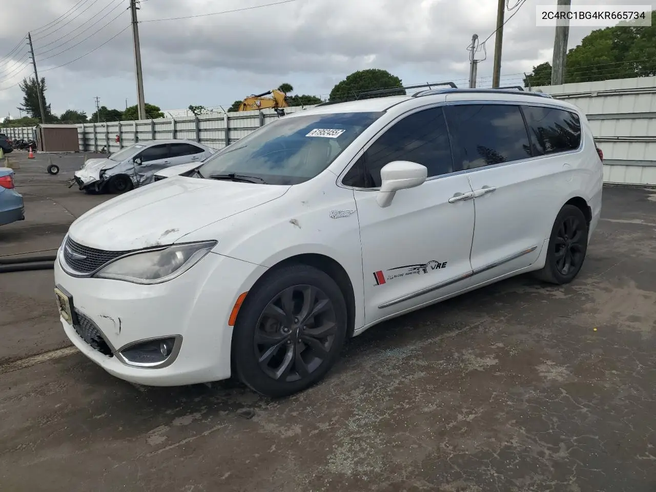 2019 Chrysler Pacifica Touring L VIN: 2C4RC1BG4KR665734 Lot: 61952455