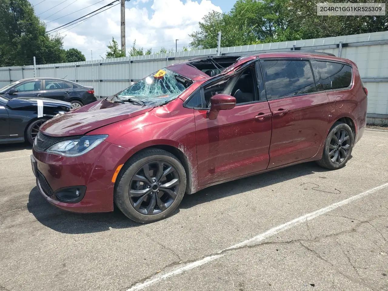 2019 Chrysler Pacifica Limited VIN: 2C4RC1GG1KR525309 Lot: 62331145