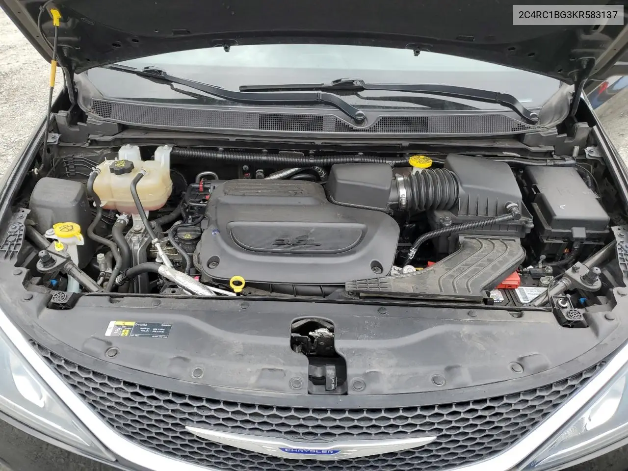 2019 Chrysler Pacifica Touring L VIN: 2C4RC1BG3KR583137 Lot: 62422205