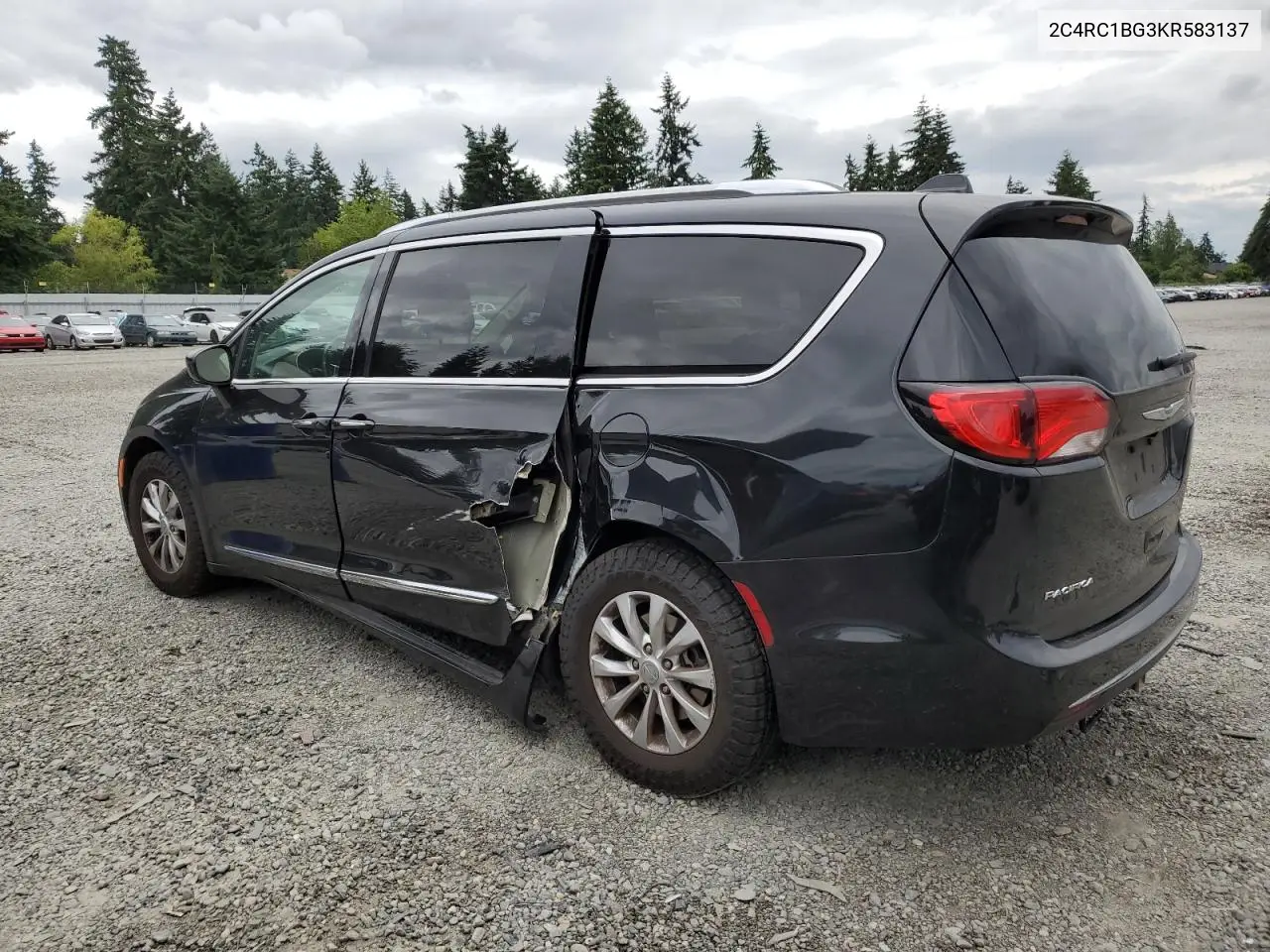 2019 Chrysler Pacifica Touring L VIN: 2C4RC1BG3KR583137 Lot: 62422205
