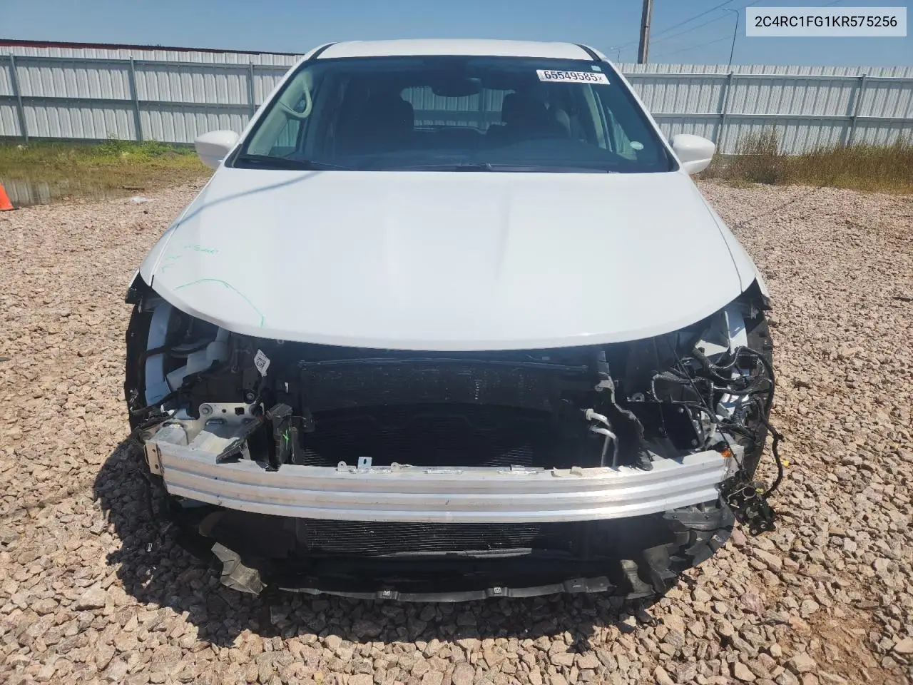 2019 Chrysler Pacifica Touring Plus VIN: 2C4RC1FG1KR575256 Lot: 65549585