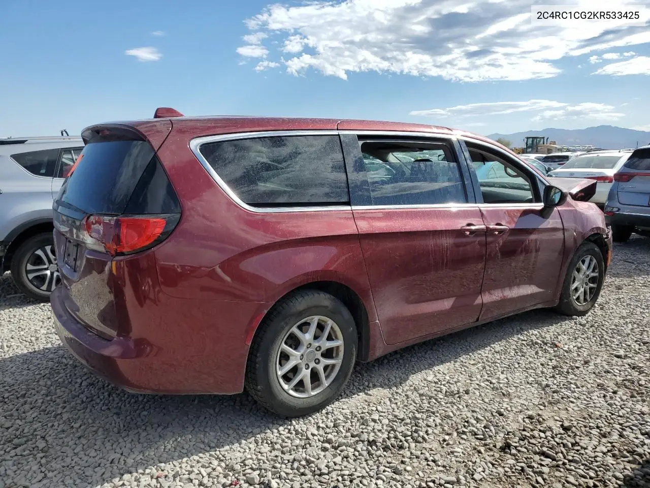 2019 Chrysler Pacifica Lx VIN: 2C4RC1CG2KR533425 Lot: 65562355