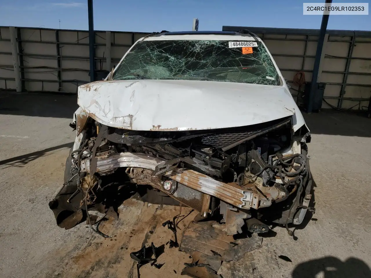 2020 Chrysler Pacifica Touring L Plus VIN: 2C4RC1EG9LR102353 Lot: 48486025