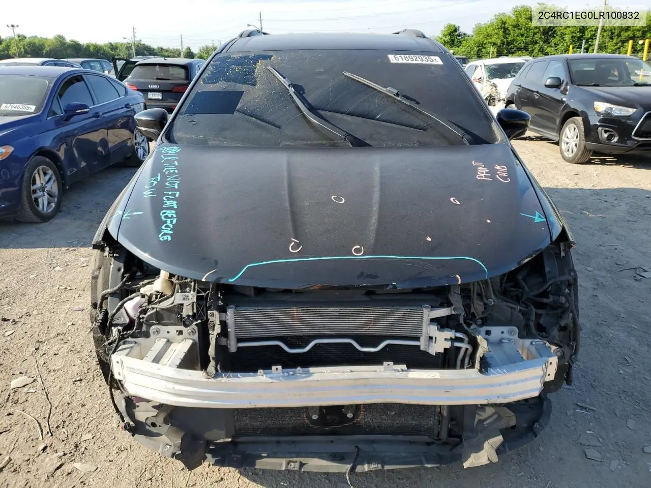 2020 Chrysler Pacifica Touring L Plus VIN: 2C4RC1EG0LR100832 Lot: 61892935