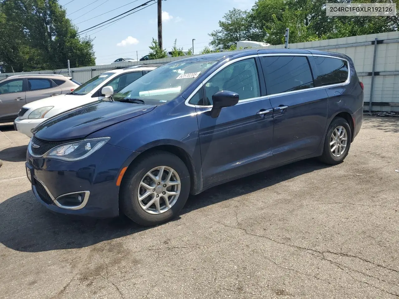 2020 Chrysler Pacifica Touring VIN: 2C4RC1FGXLR192126 Lot: 62570205