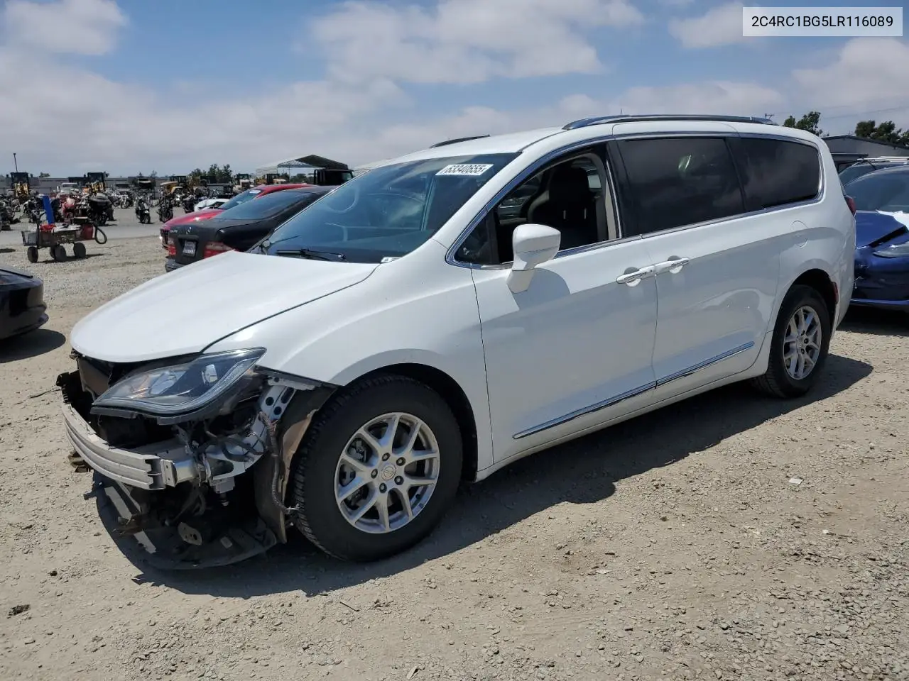 2020 Chrysler Pacifica Touring L VIN: 2C4RC1BG5LR116089 Lot: 63340655