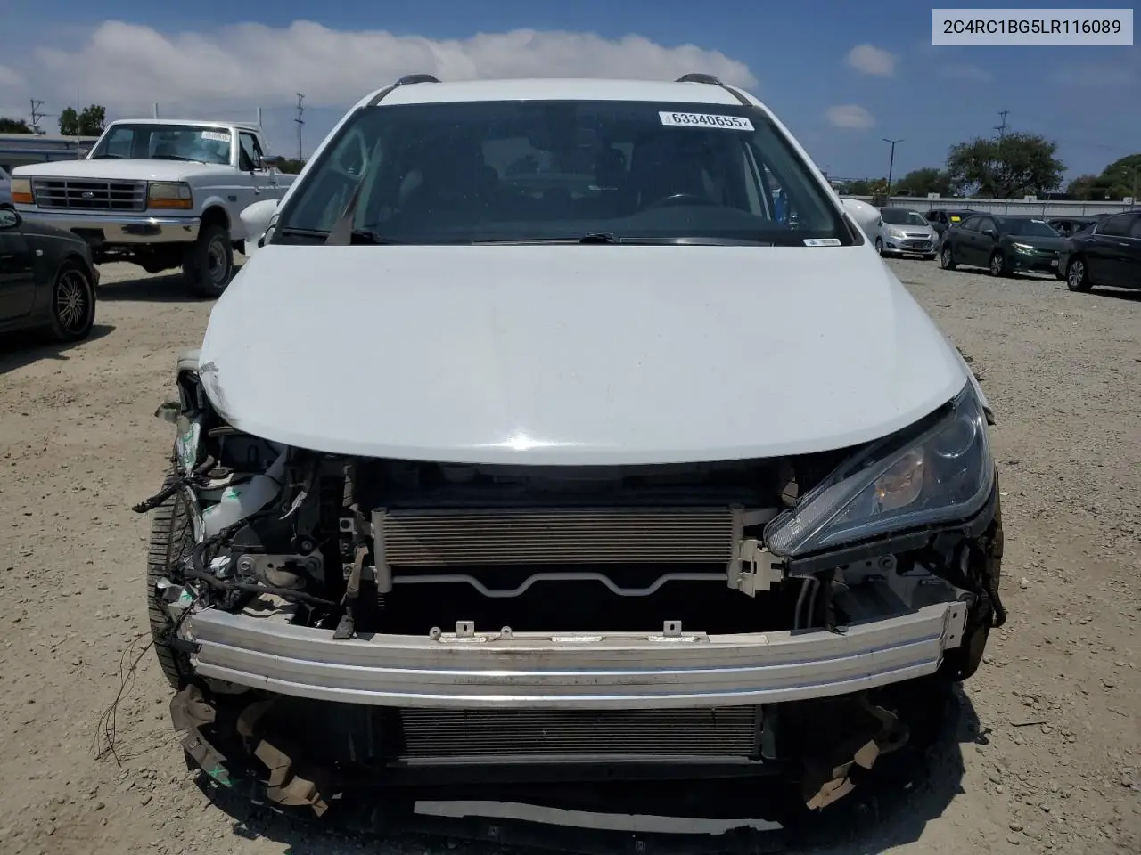 2020 Chrysler Pacifica Touring L VIN: 2C4RC1BG5LR116089 Lot: 63340655