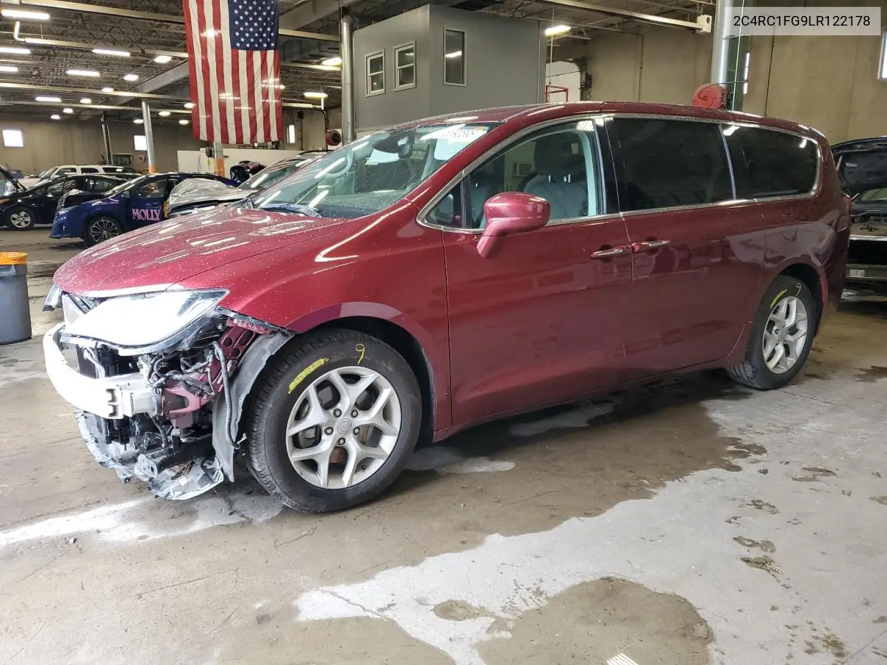 2020 Chrysler Pacifica Touring VIN: 2C4RC1FG9LR122178 Lot: 65590895