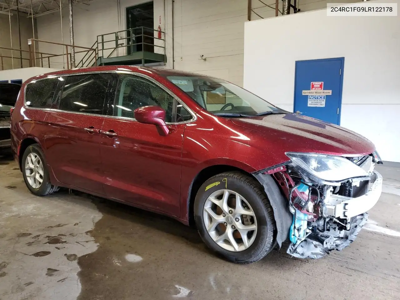 2020 Chrysler Pacifica Touring VIN: 2C4RC1FG9LR122178 Lot: 65590895