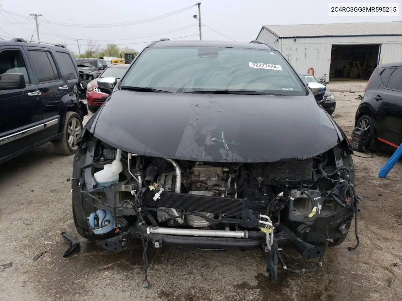 2021 Chrysler Pacifica Limited VIN: 2C4RC3GG3MR595215 Lot: 52227494