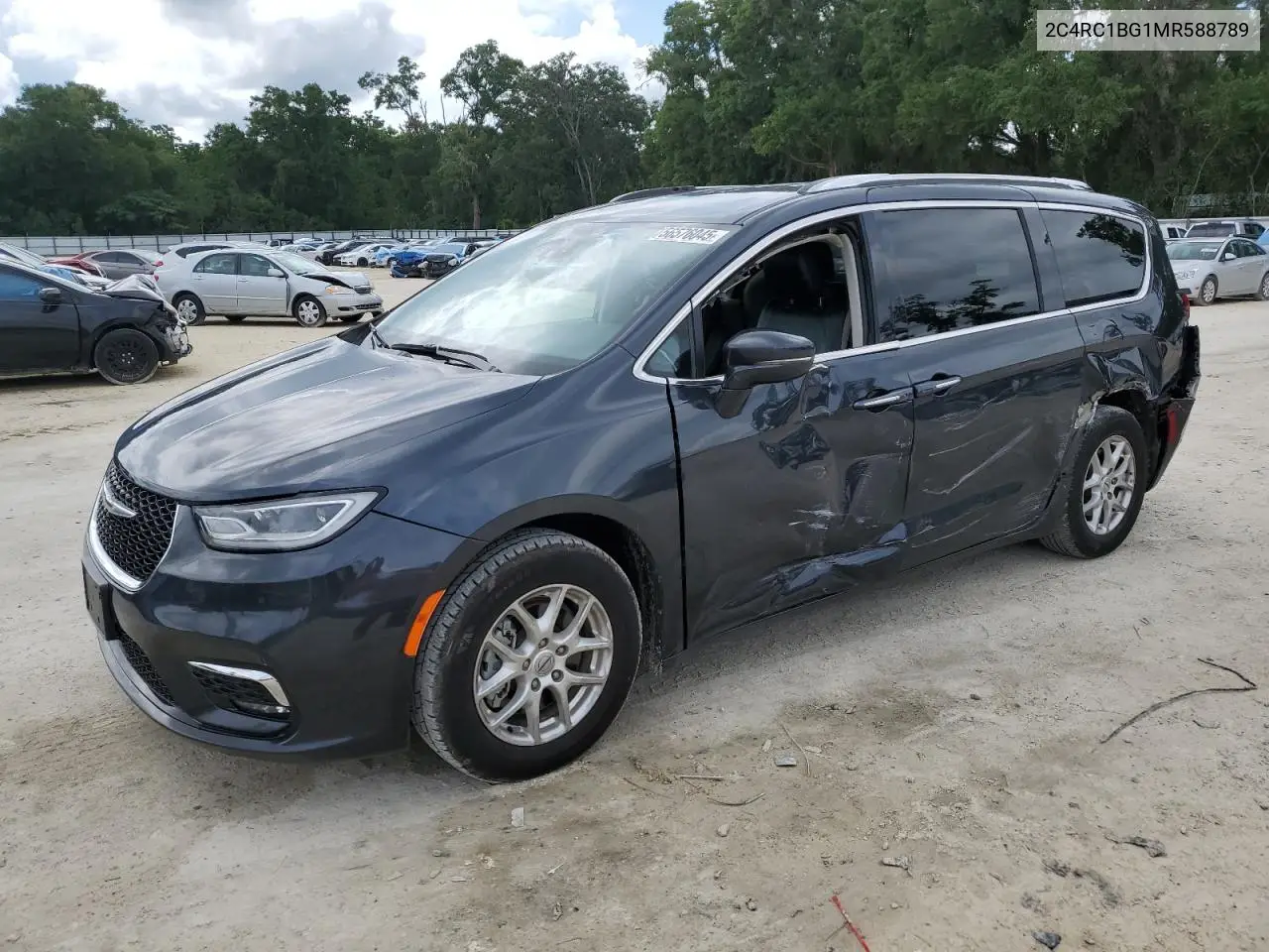 2021 Chrysler Pacifica Touring L VIN: 2C4RC1BG1MR588789 Lot: 56576045