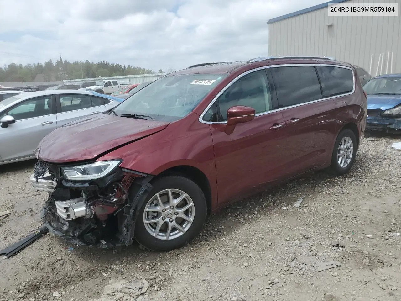2021 Chrysler Pacifica Touring L VIN: 2C4RC1BG9MR559184 Lot: 56702195