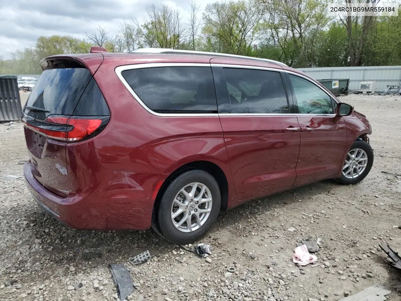 2021 Chrysler Pacifica Touring L VIN: 2C4RC1BG9MR559184 Lot: 56702195