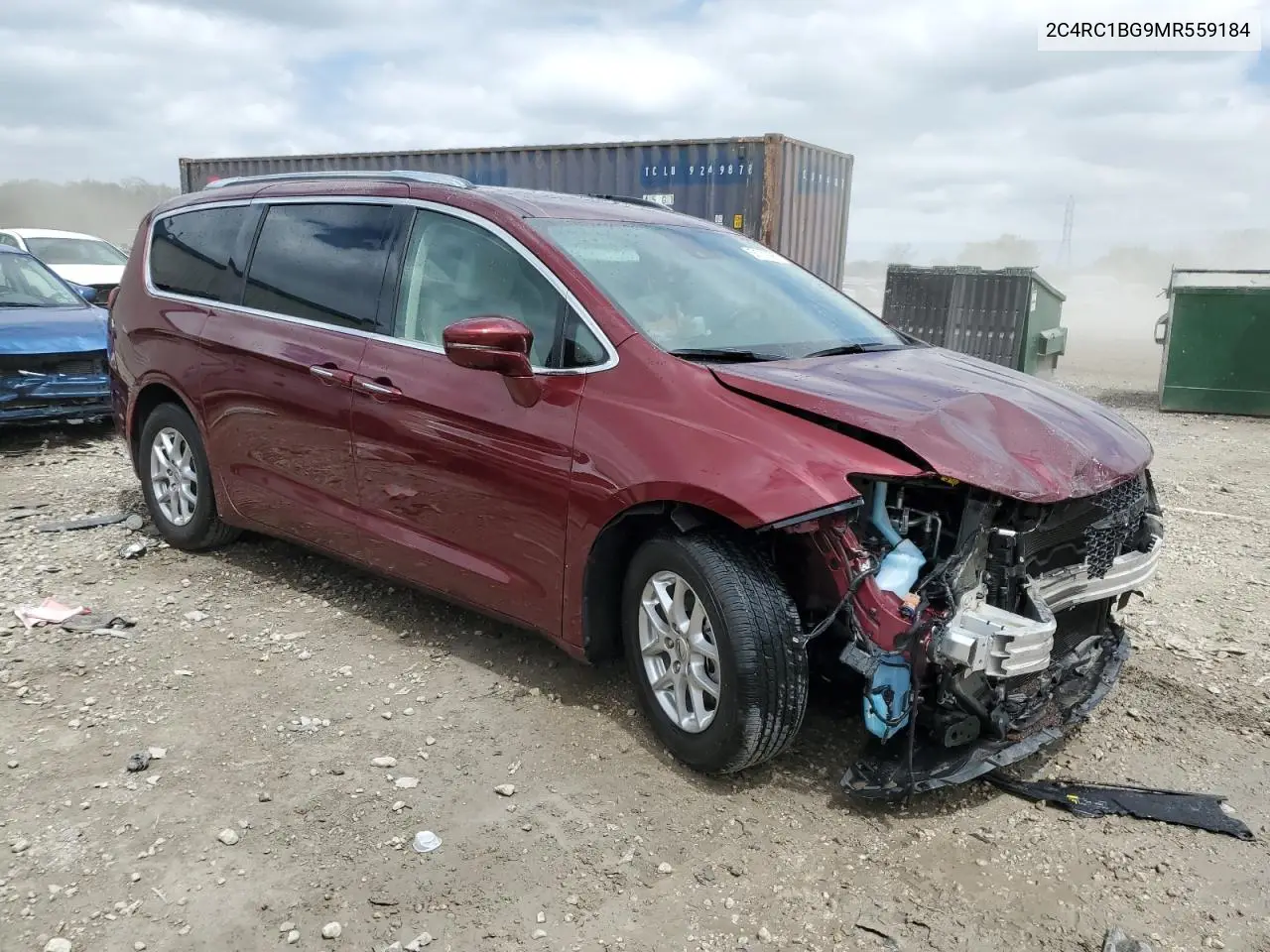 2021 Chrysler Pacifica Touring L VIN: 2C4RC1BG9MR559184 Lot: 56702195