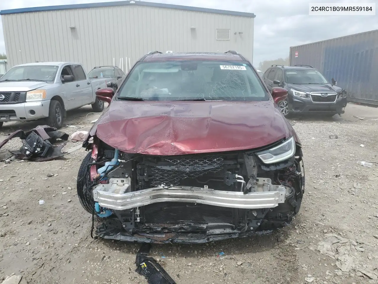 2021 Chrysler Pacifica Touring L VIN: 2C4RC1BG9MR559184 Lot: 56702195