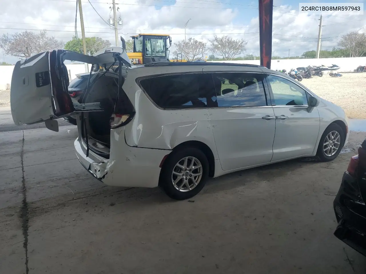 2021 Chrysler Pacifica Touring L VIN: 2C4RC1BG8MR597943 Lot: 56707255