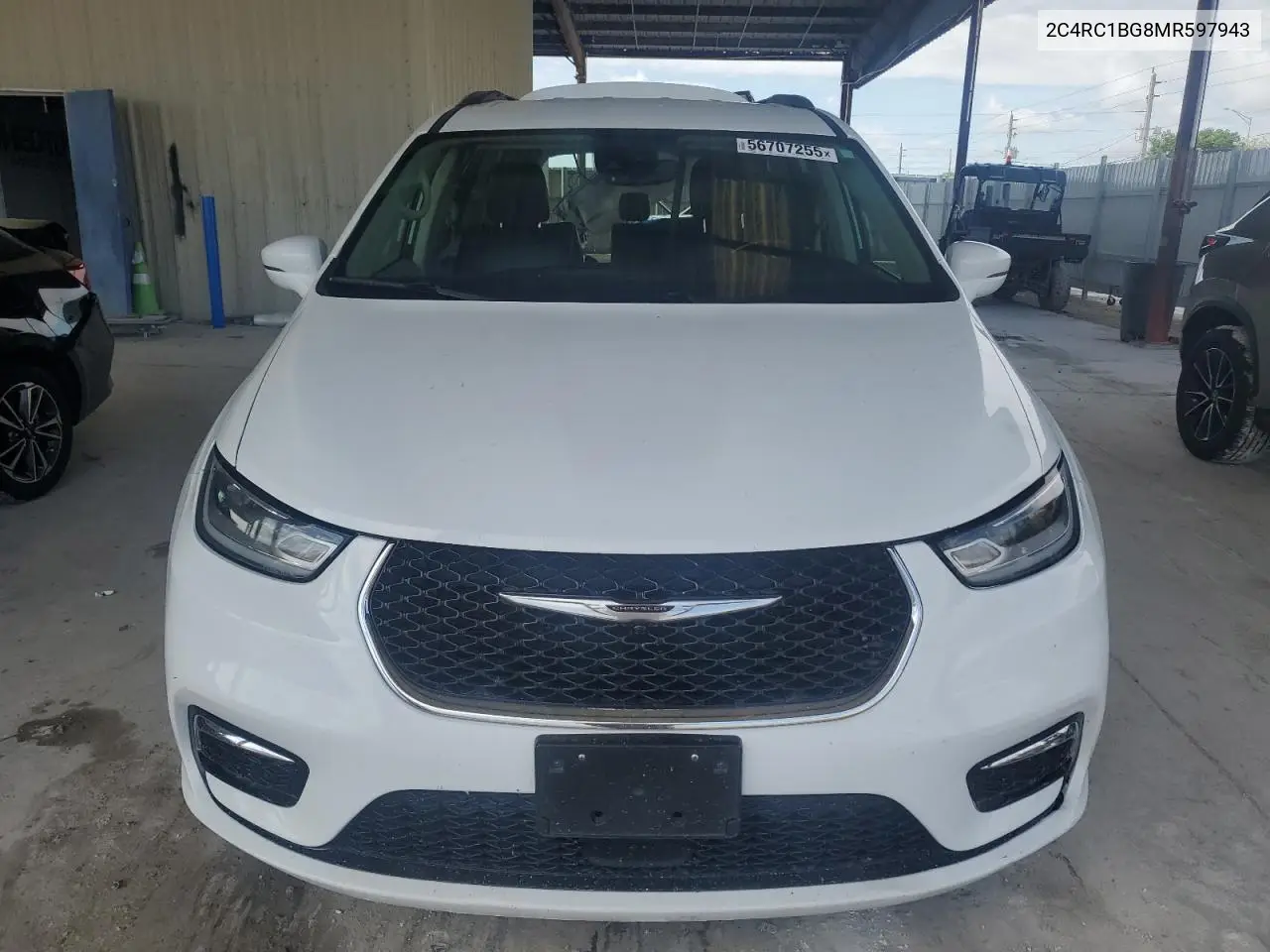 2021 Chrysler Pacifica Touring L VIN: 2C4RC1BG8MR597943 Lot: 56707255