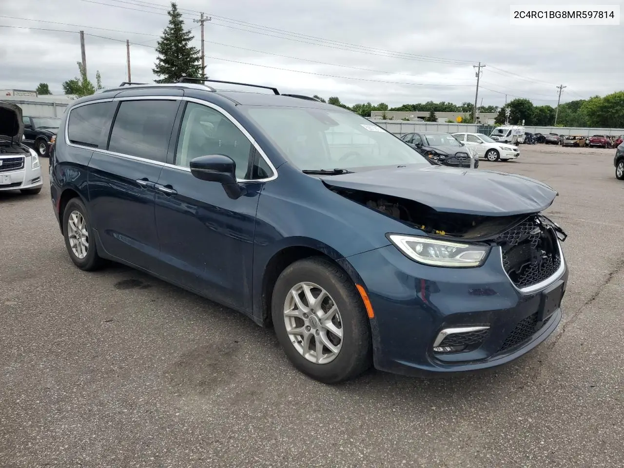 2021 Chrysler Pacifica Touring L VIN: 2C4RC1BG8MR597814 Lot: 62673915
