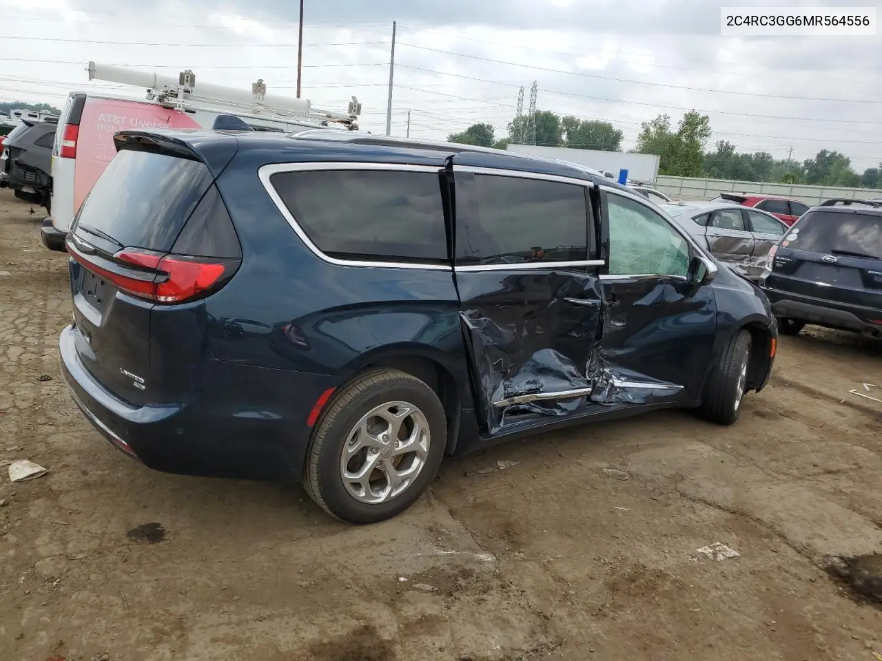 2021 Chrysler Pacifica Limited VIN: 2C4RC3GG6MR564556 Lot: 65684825
