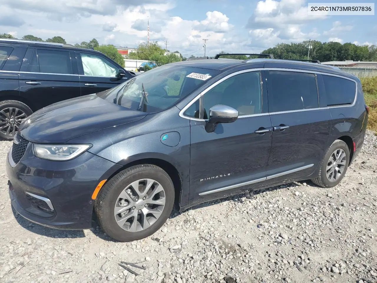 2021 Chrysler Pacifica Hybrid Pinnacle VIN: 2C4RC1N73MR507836 Lot: 66103985