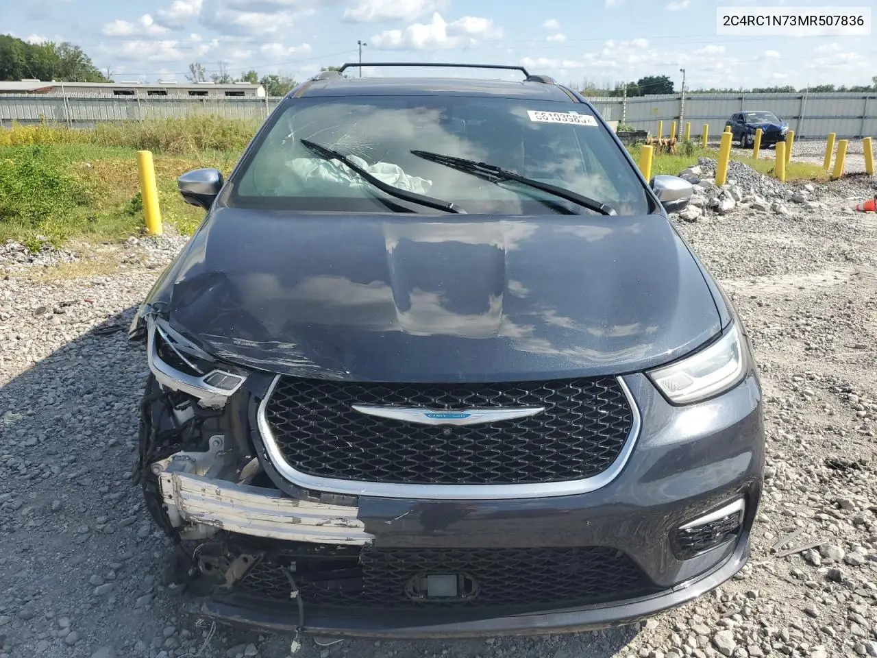 2021 Chrysler Pacifica Hybrid Pinnacle VIN: 2C4RC1N73MR507836 Lot: 66103985