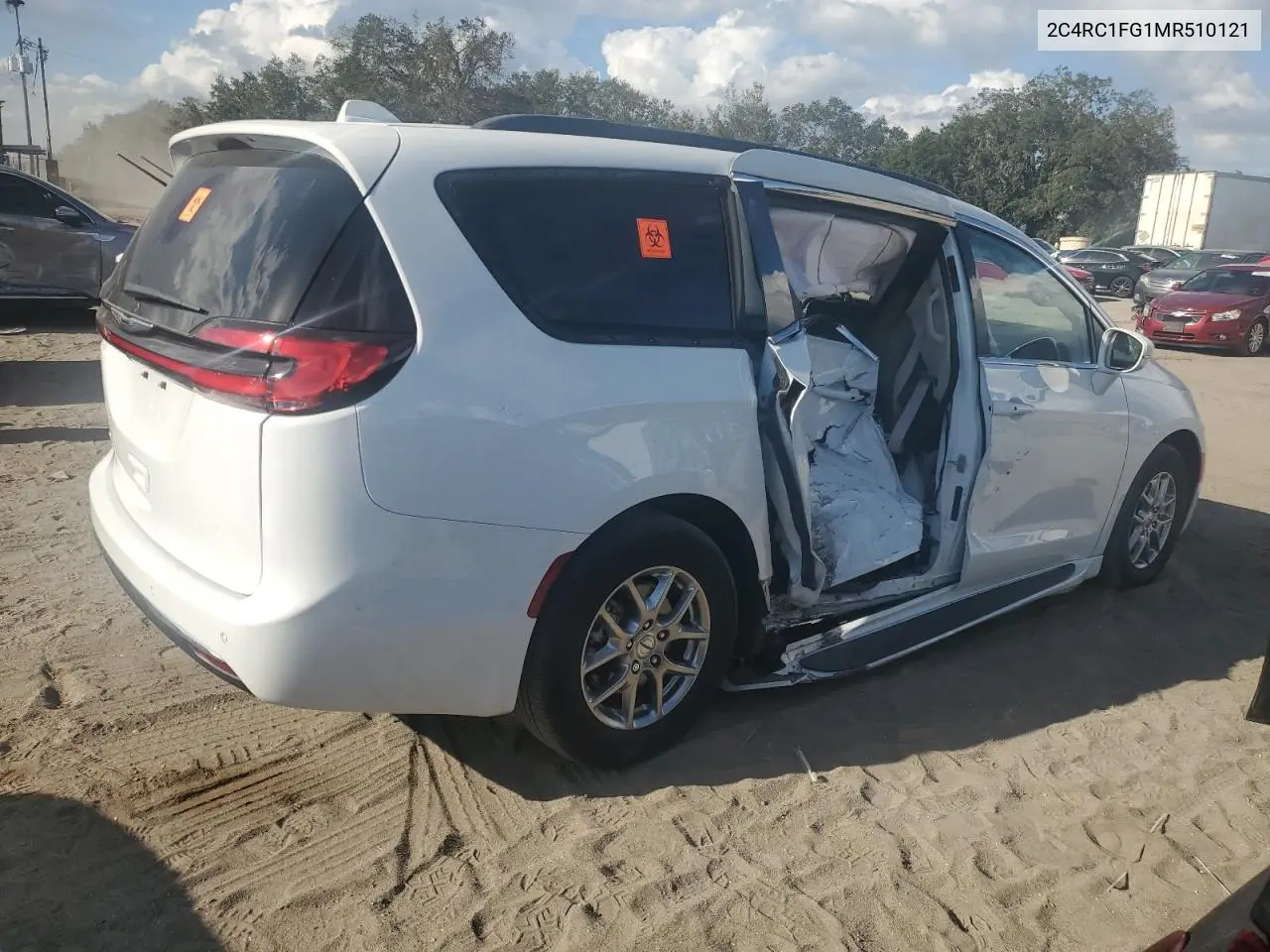 2021 Chrysler Pacifica Touring VIN: 2C4RC1FG1MR510121 Lot: 78366954