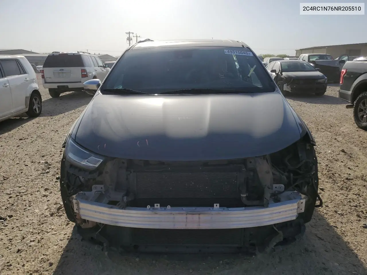 2022 Chrysler Pacifica Hybrid Pinnacle VIN: 2C4RC1N76NR205510 Lot: 49315045