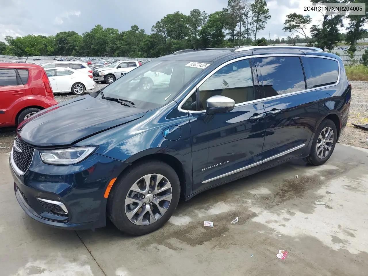 2022 Chrysler Pacifica Hybrid Pinnacle VIN: 2C4RC1N7XNR204005 Lot: 55627455
