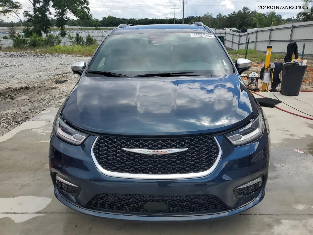 2022 Chrysler Pacifica Hybrid Pinnacle VIN: 2C4RC1N7XNR204005 Lot: 55627455
