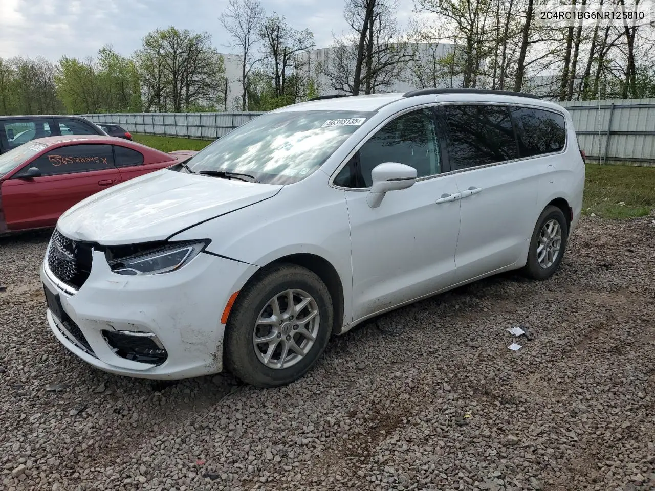 2022 Chrysler Pacifica Touring L VIN: 2C4RC1BG6NR125810 Lot: 56393135