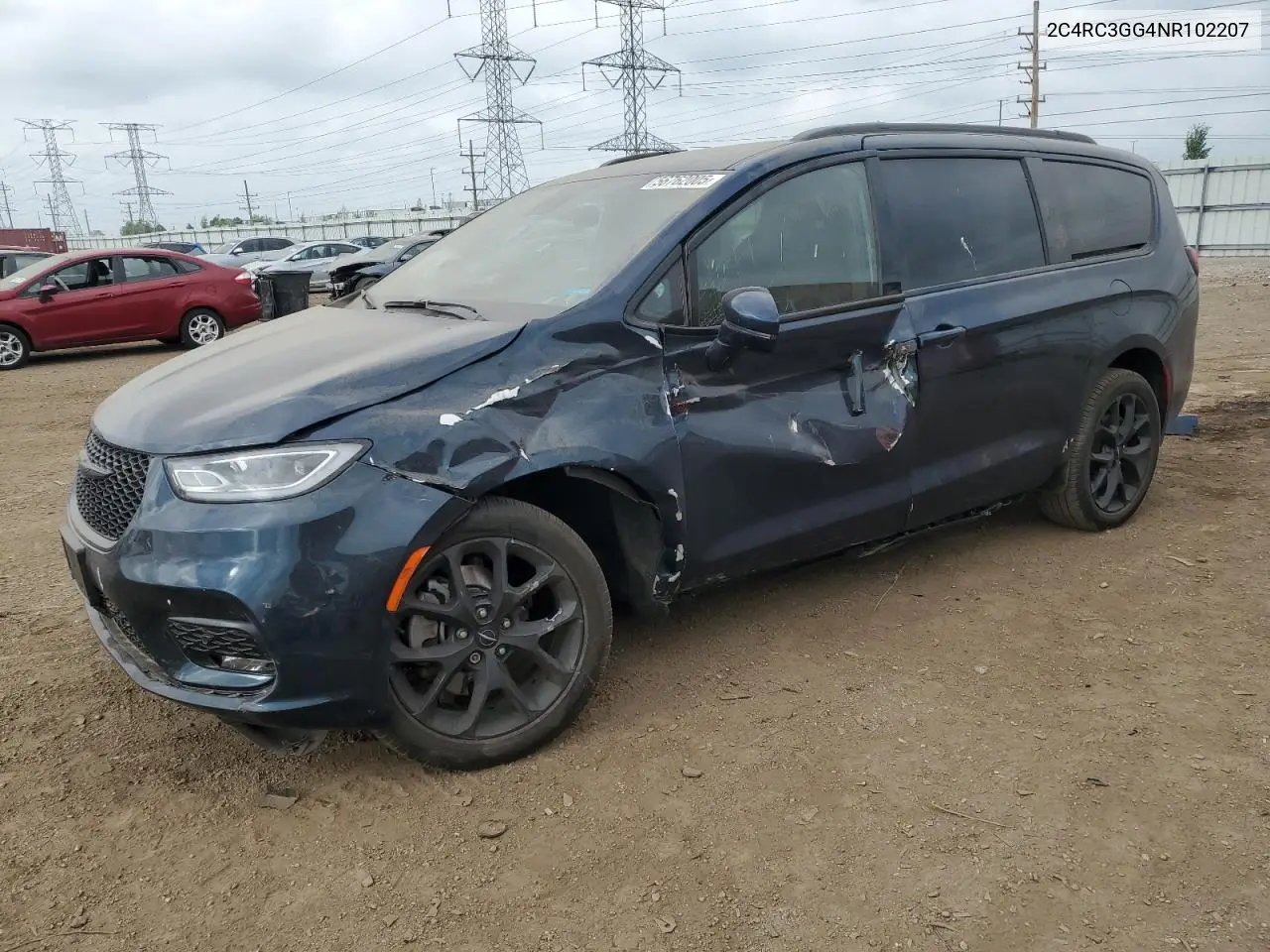 2022 Chrysler Pacifica Limited VIN: 2C4RC3GG4NR102207 Lot: 56762005