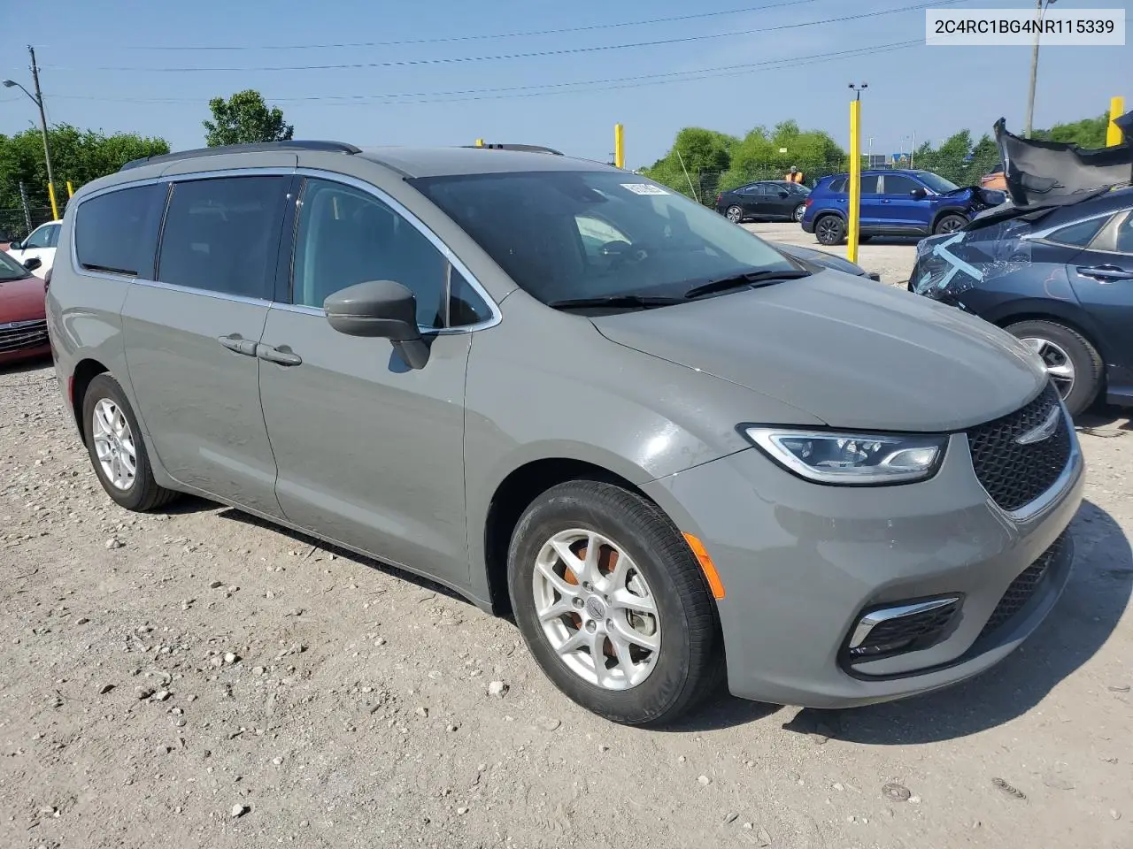 2022 Chrysler Pacifica Touring L VIN: 2C4RC1BG4NR115339 Lot: 61579005