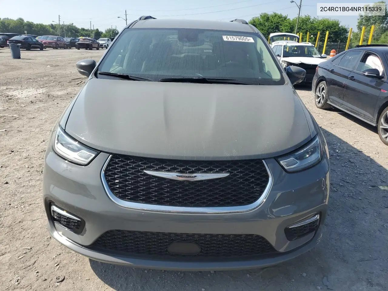 2022 Chrysler Pacifica Touring L VIN: 2C4RC1BG4NR115339 Lot: 61579005