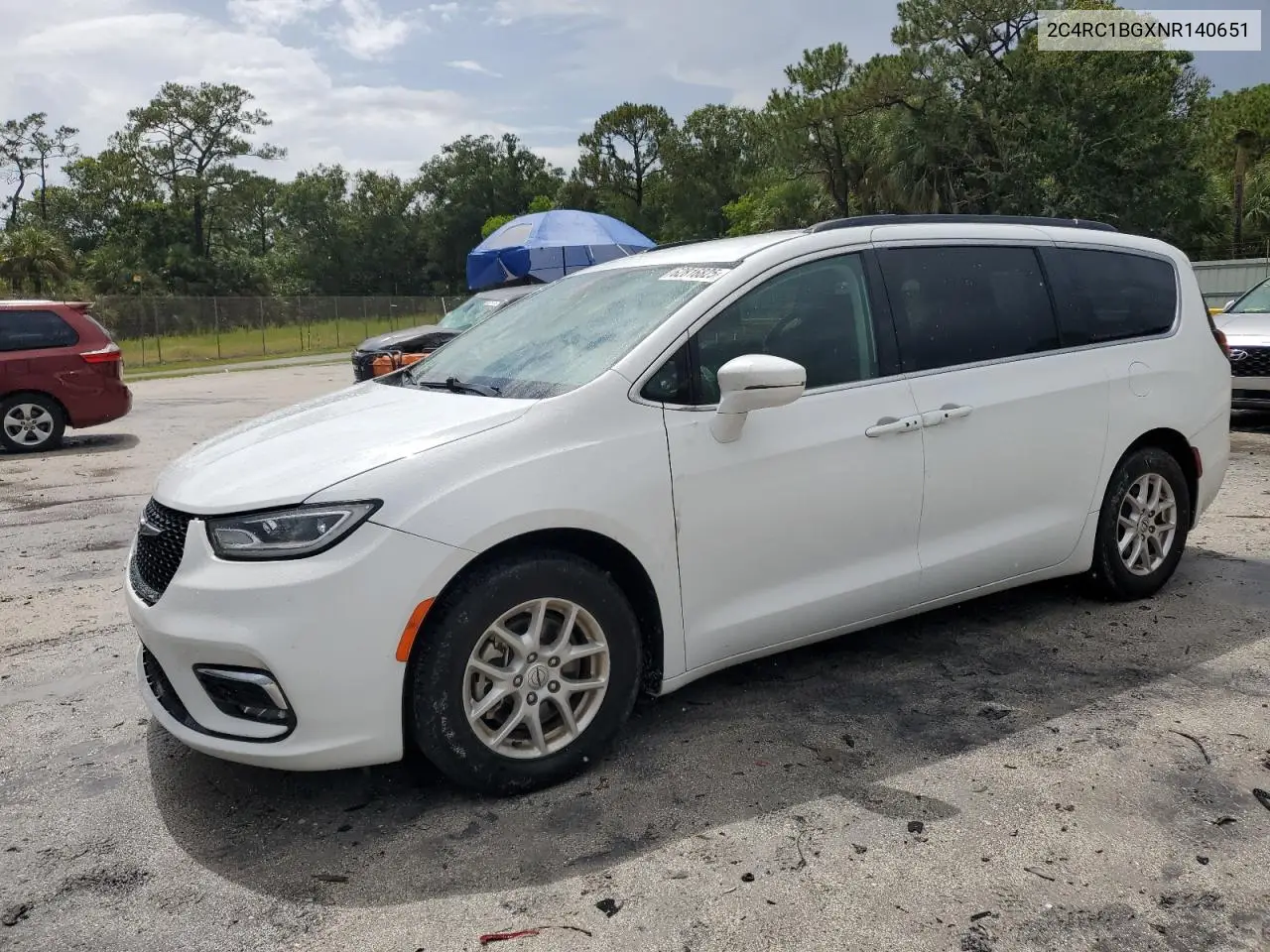 2022 Chrysler Pacifica Touring L VIN: 2C4RC1BGXNR140651 Lot: 62816825