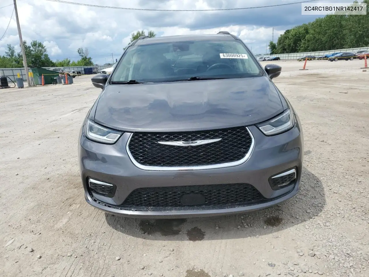 2022 Chrysler Pacifica Touring L VIN: 2C4RC1BG1NR142417 Lot: 63000925