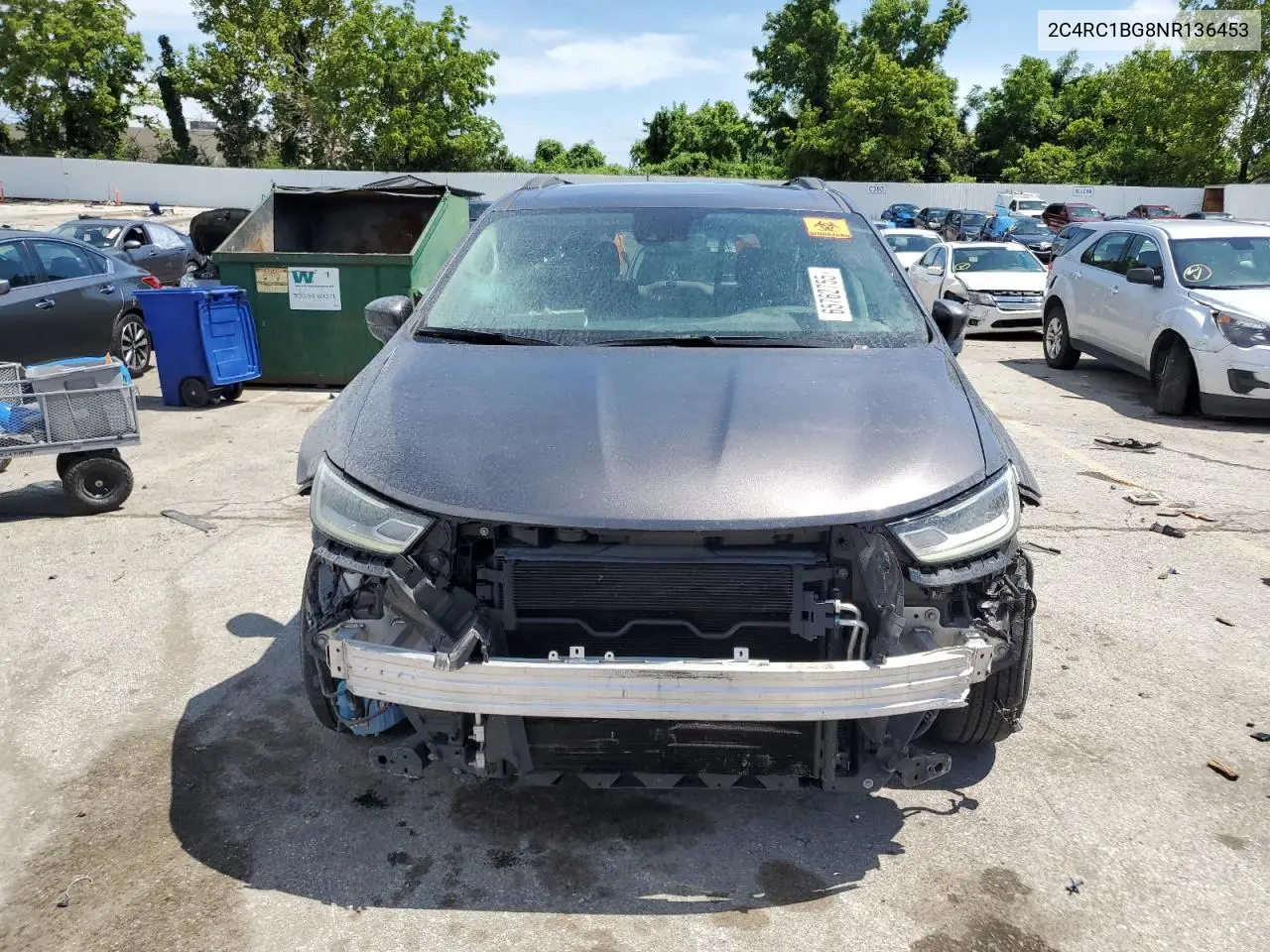 2022 Chrysler Pacifica Touring L VIN: 2C4RC1BG8NR136453 Lot: 65762755