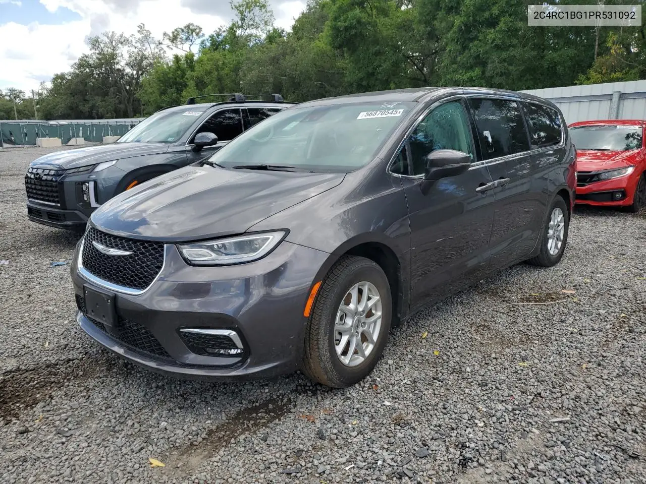 2023 Chrysler Pacifica Touring L VIN: 2C4RC1BG1PR531092 Lot: 56870545