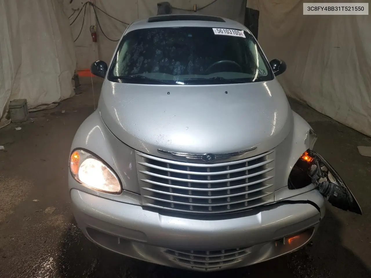 2001 Chrysler Pt Cruiser VIN: 3C8FY4BB31T521550 Lot: 56103105